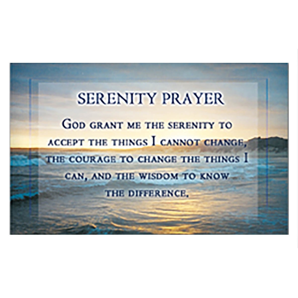 Serenity Prayer Pass-around Cards