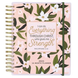 I Can Do Everything 18-Month Planner with Elastic Closure - Philippians 4:13