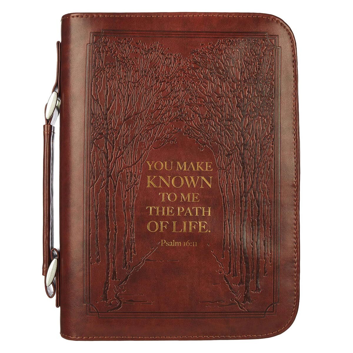 The Path Of Life Classic Faux Leather Bible Cover Psalm