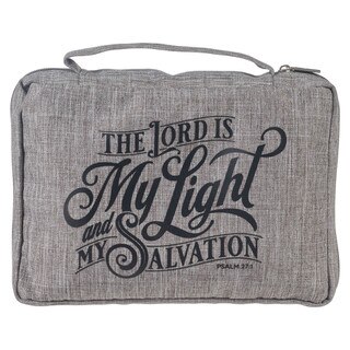 My Light and Salvation Gray Value Bible Cover