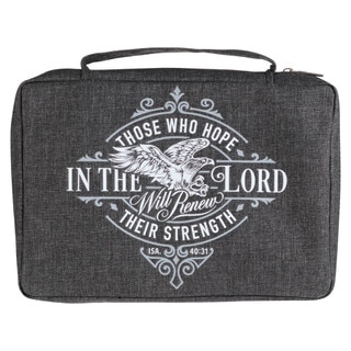 Hope in the LORD Charcoal Value Bible Cover - Isaiah 40:31