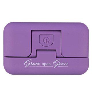 Grace Upon Grace Purple Adjustable Clip-on Book Light