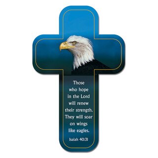 On Wings Like Eagles Paper Cross Bookmark Set - Isaiah 40:31