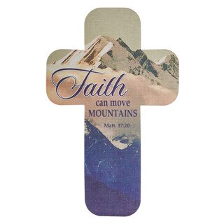 Faith Can Move Mountains Cross Bookmark Set - Matthew 17:20