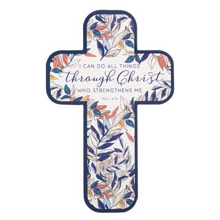 All Things Through Christ Cross Bookmark Set - Philippians 4:13