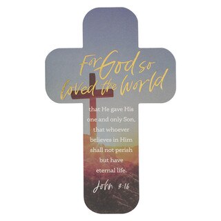 God So Loved the World Sunrise Cross Bookmark Set - John 3:16