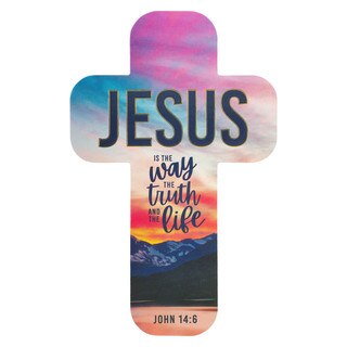 Way Truth and Life Cross Bookmark Set - John 14:6