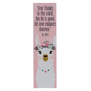 Give Thanks to the LORD Sunday School/Teacher Bookmark Set - Psalm 107:1