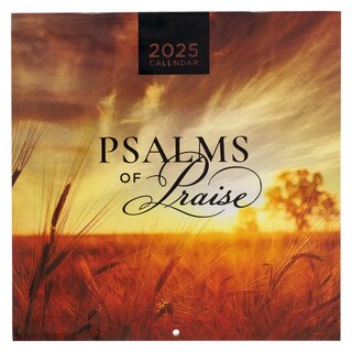 Psalms of Praise 2025 Large Wall Calendar