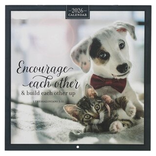 2026 Encourage Each Other Large Wall Calendar - 1 Thessalonians 5:11