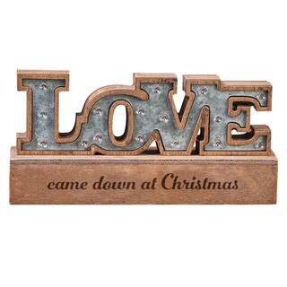 LOVE Tabletop Lighted Sign