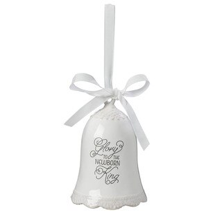 Newborn King White Ceramic Ornament Gift Set