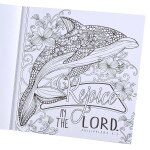 Christian Art Gifts 254322 Be Still Adult Coloring Book