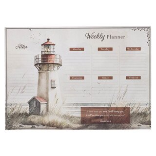 I Will Carry You Large Undated Planner Pad - Isaiah 46:4