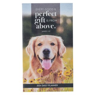 2024 Good and Perfect Gift Small Daily Planner - James 1:17