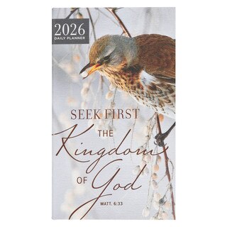 2026 Kingdom of God Song Thrush Small Daily Planner - Matthew 3:33