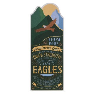 Strength Like Eagles Mountain Premium Cardstock Bookmark - Isaiah 40:31