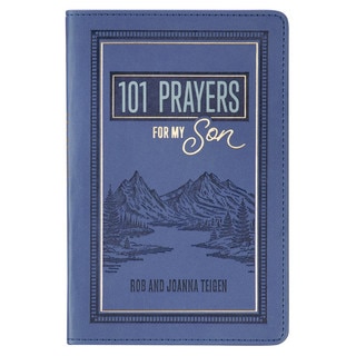 101 Prayers for My Son Blue Faux Leather Prayer Book