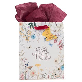 Give Thanks in Everything Medium Gift Bag - 1 Thessalonians 5:18