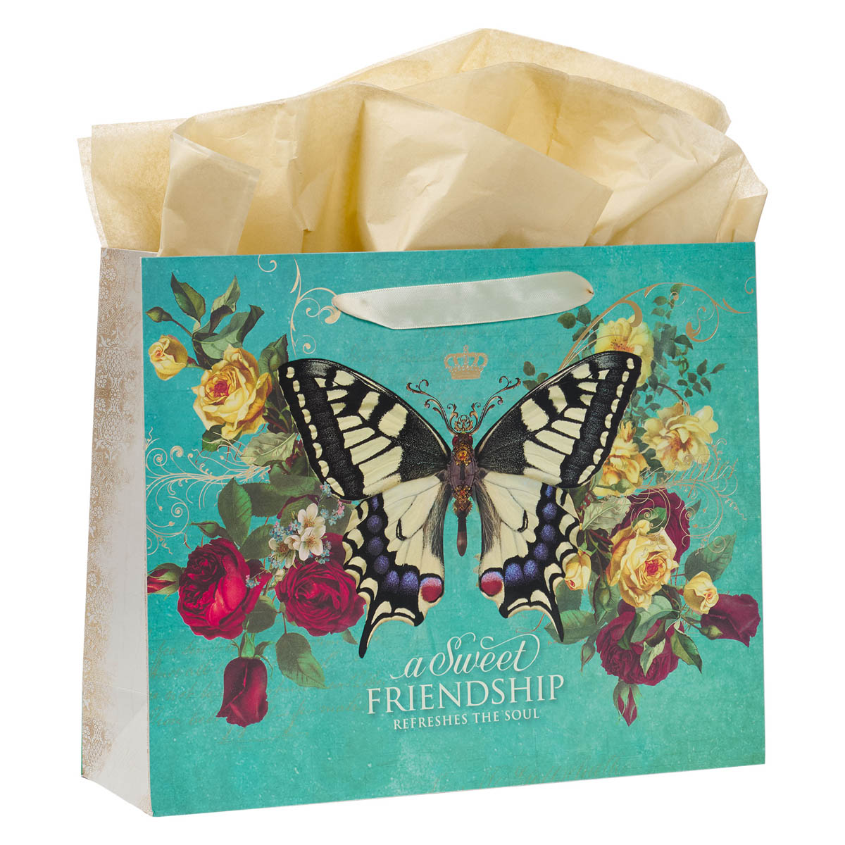 Butterfly discount shopping bag