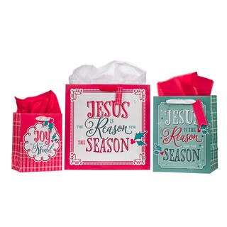 Jesus is the Reason for the Season Gift Bag Set