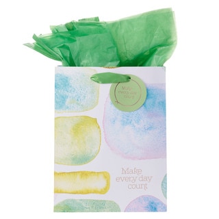 Smooth Sea Glass Make Every Day Count Medium Gift Bag