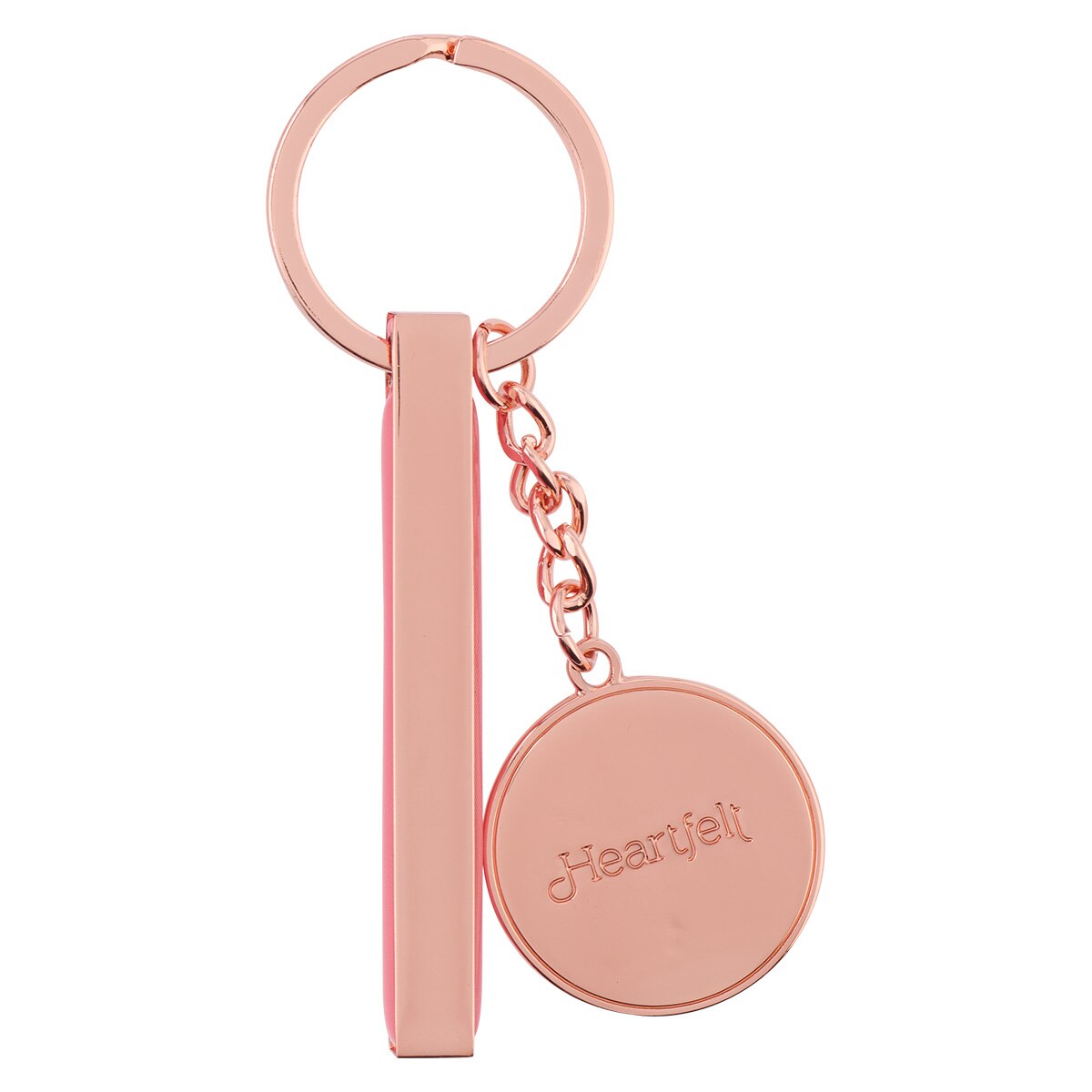 Rose gold keychain deals ring