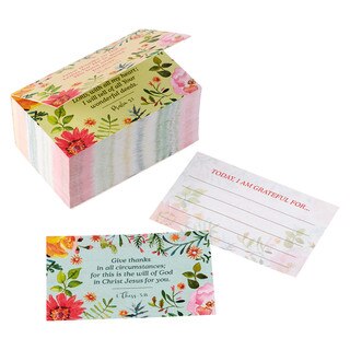 Today I'm Grateful For Orange Daisy Gratitude Jar Refill Card Pack