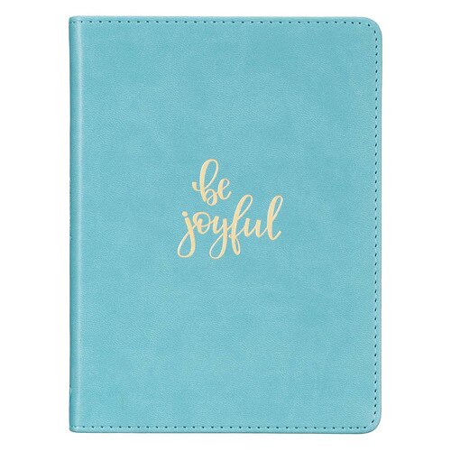 Strength and Dignity Teal Handy-sized Faux Leather Journal - Proverbs 31:25