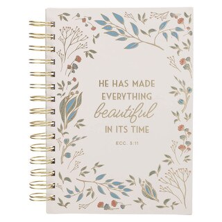 Everything Beautiful in Its Time Wirebound Journal - Ecclesiastes 3:11