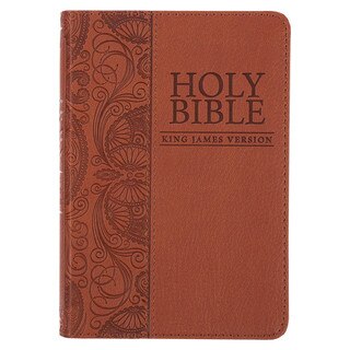 Toffee Brown Faux Leather King James Version Pocket Bible