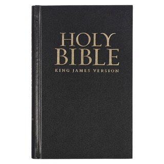 Black Hardcover King James Version Pew and Worship Bible