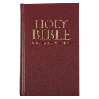 Burgundy Hardcover King James Version Pew Bible