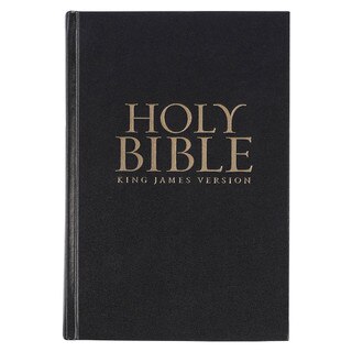 Black Hardcover Large Print King James Version Pew Bible