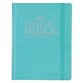 Teal Faux Leather Hardcover KJV My Creative Bible