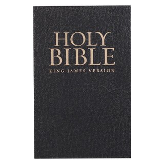 Black Softcover King James Version Gift and Award Bible