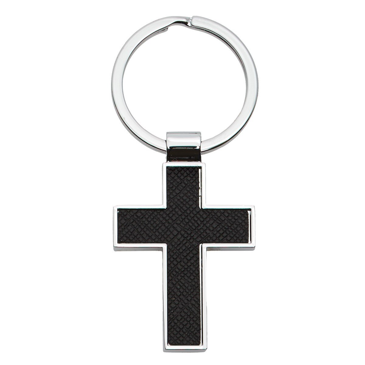 Metal Cross - John 3:16 Keyring