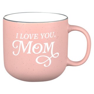 I Love You, Mom Pink Ceramic Coffee Mug