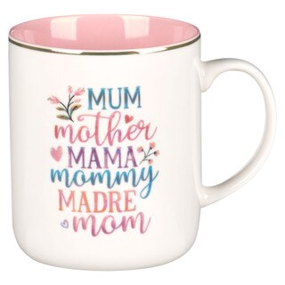 Mom White Ceramic Coffee Mug