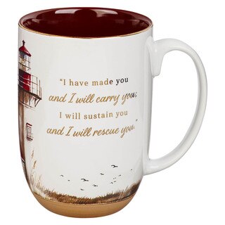 I Have Made You Exposed Clay Base Ceramic Mug - Isaiah 46:4