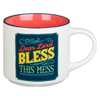 Dear Lord Bless This Mess Ceramic Coffee Mug