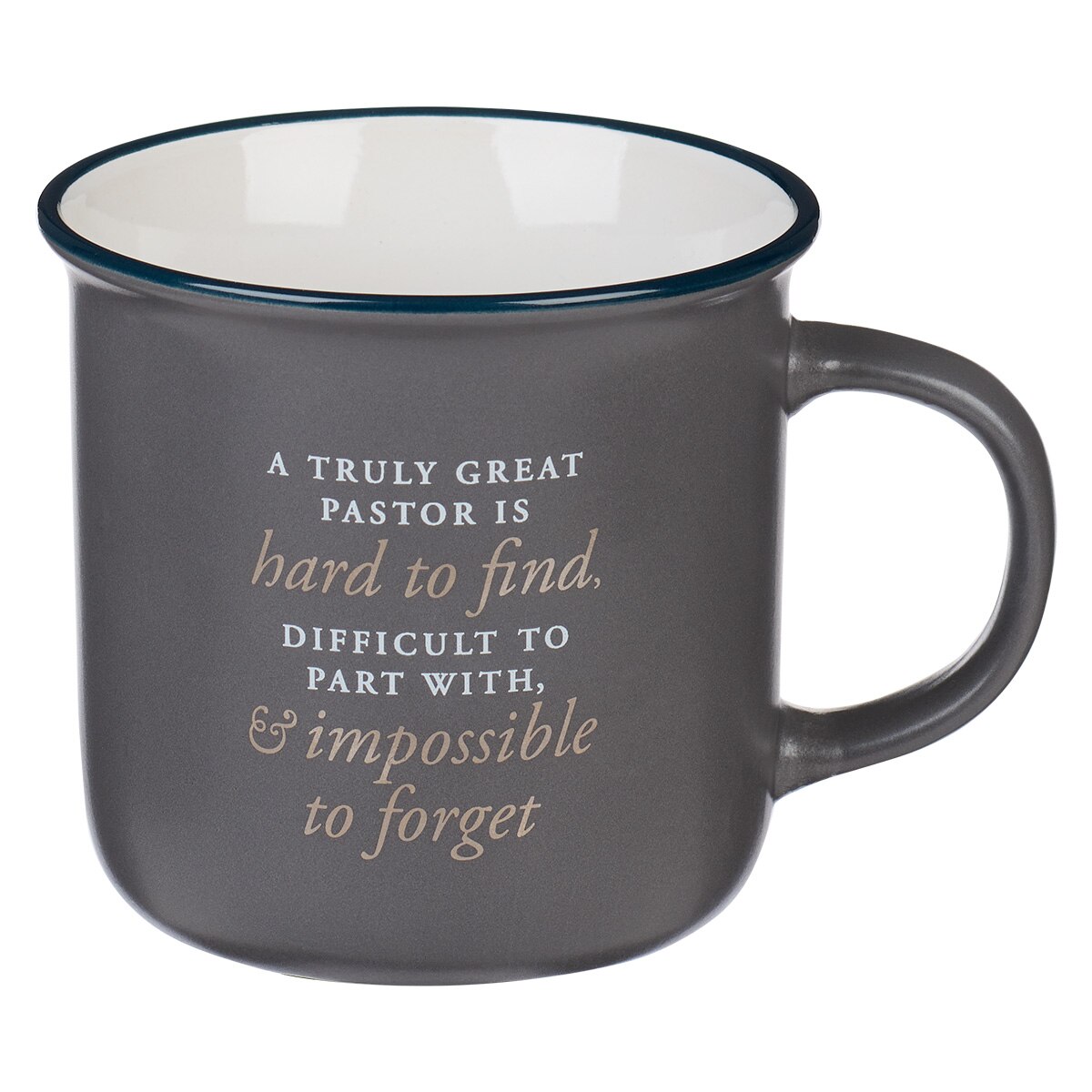 Dayspring - Man of Faith - Inspirational Ceramic Mug, 16oz, Gray