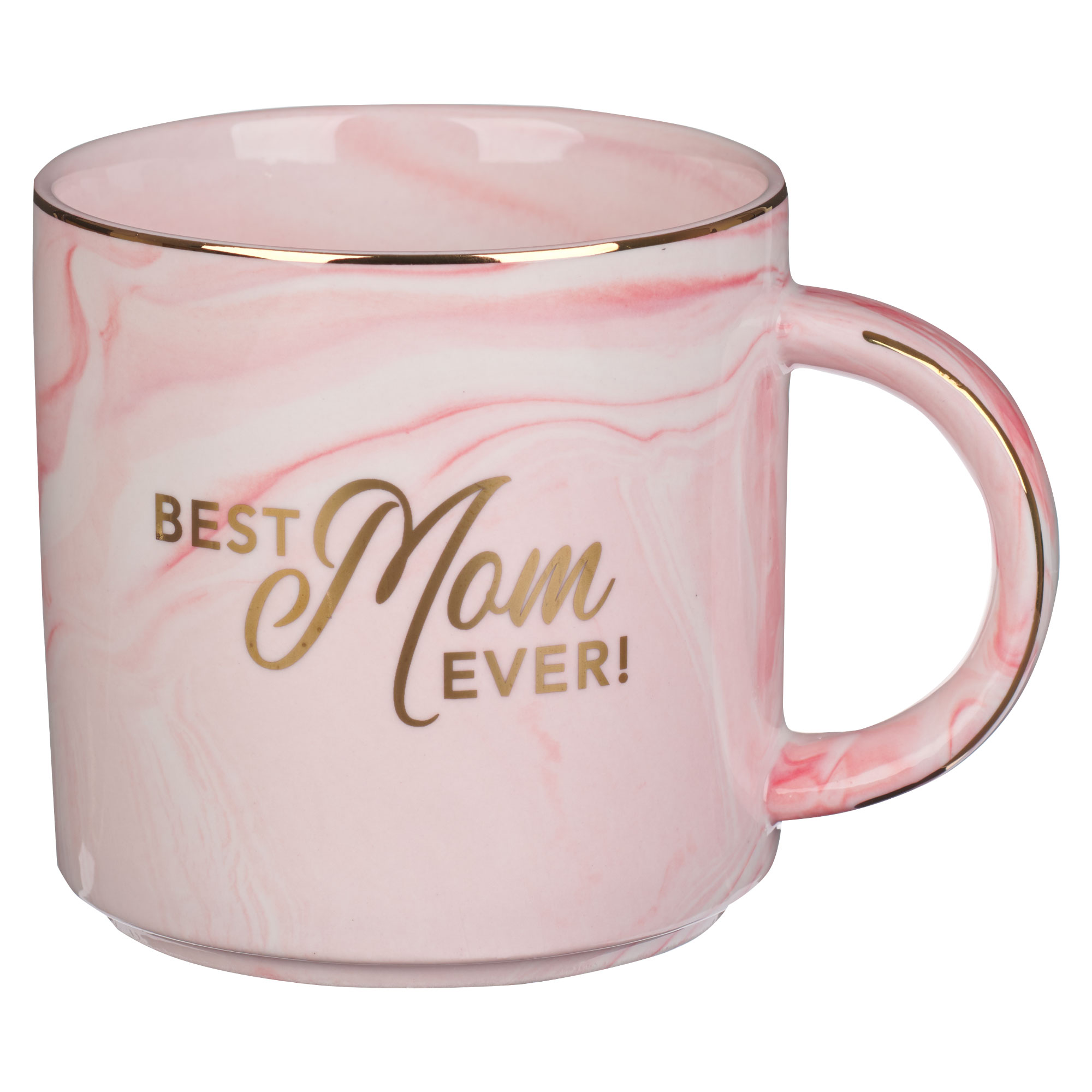 Pretty Best Teacher - Floral - Pink Travel Mug with Handle