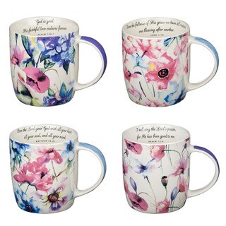 Seeds of Love Four Piece Coffee Mug Set