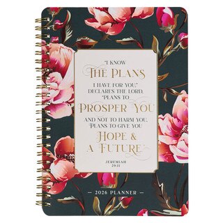 2026 I Know the Plans Wirebound Weekly Planner - Jeremiah 29:11