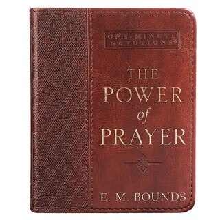 The Power of Prayer Brown Faux Leather One-Minute Devotions