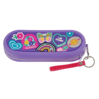 Shine for Jesus Purple Silicone Pencil Case