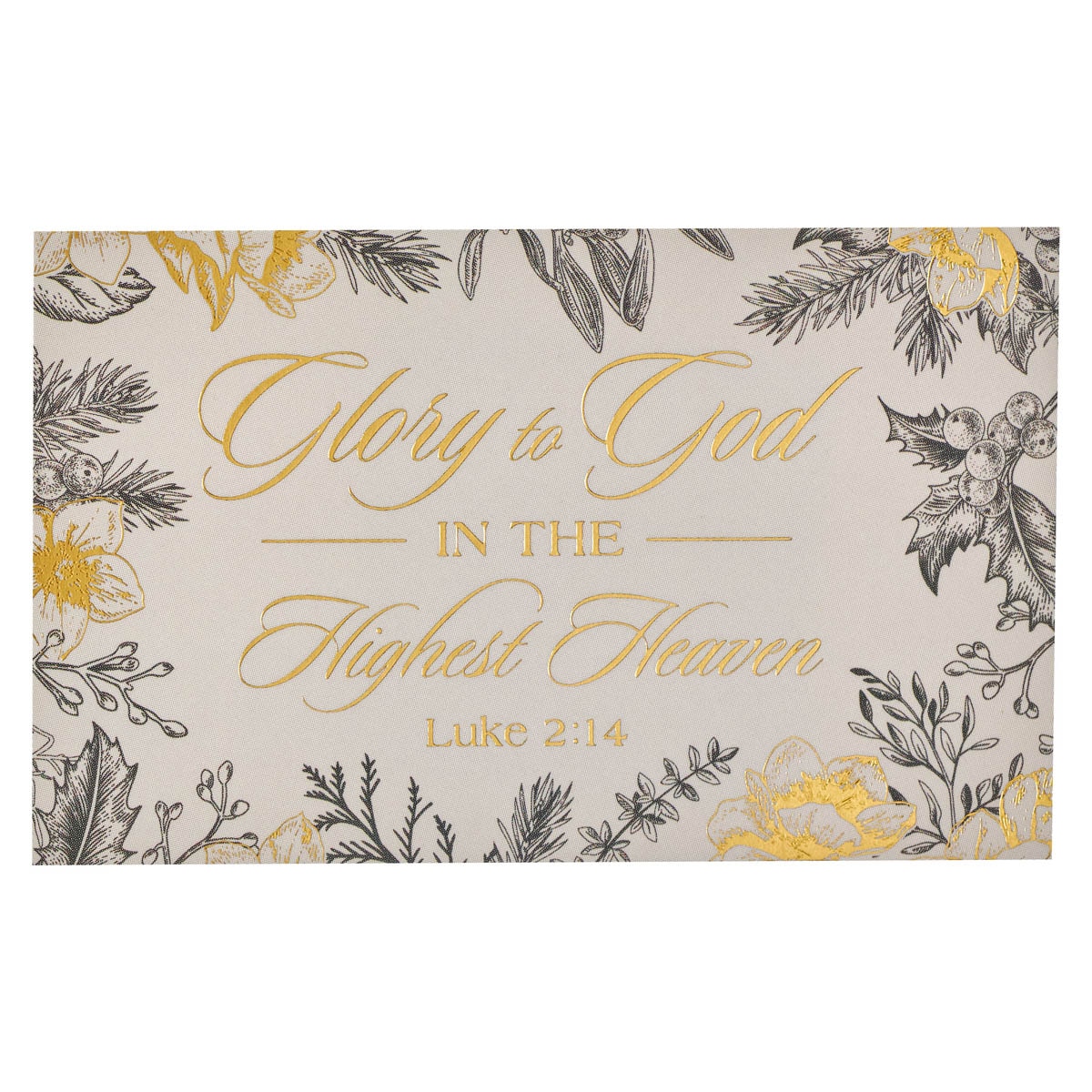 Glory to God Christmas Pass Around Card Set - Luke 2:14