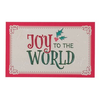 Joy to the World Vintage Holly Pass-Around Card Set