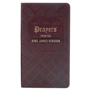 Prayers from the King James Version Brown Faux Leather Gift Book